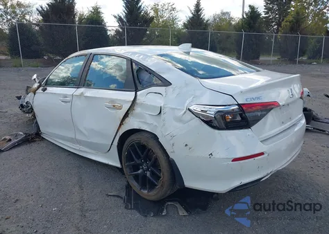 2022 Honda Civic Sport из США, поврежденный, VIN 2HGFE2F57NH525491